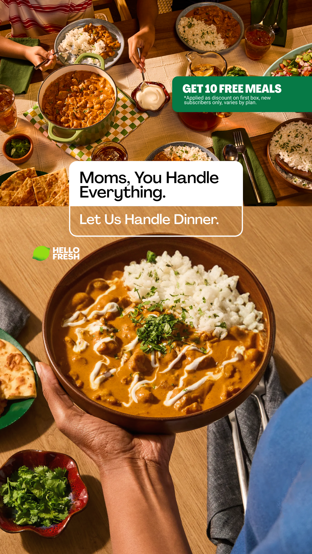 HelloFresh Facebook ad