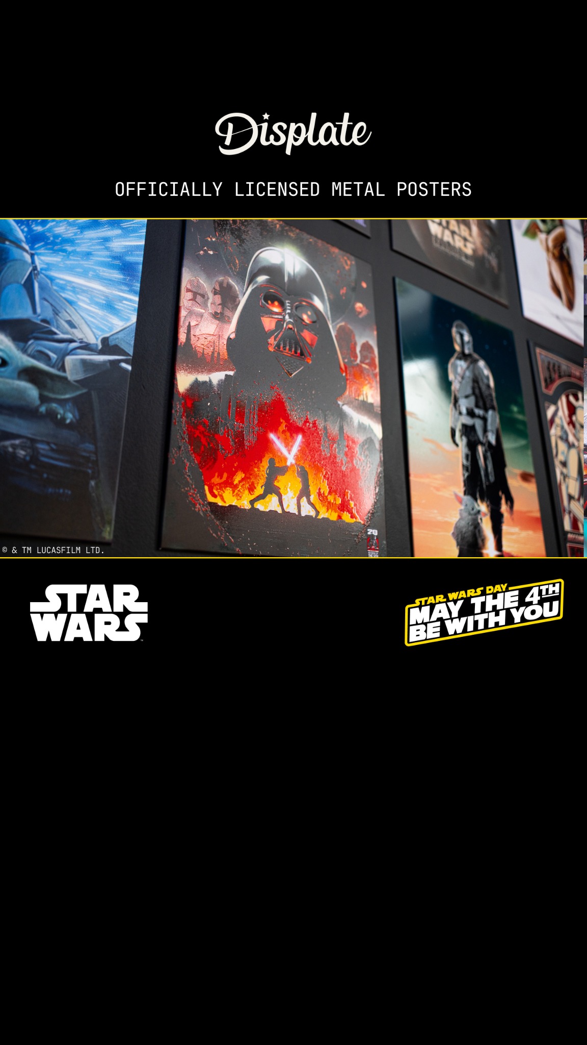 Displate Facebook ad