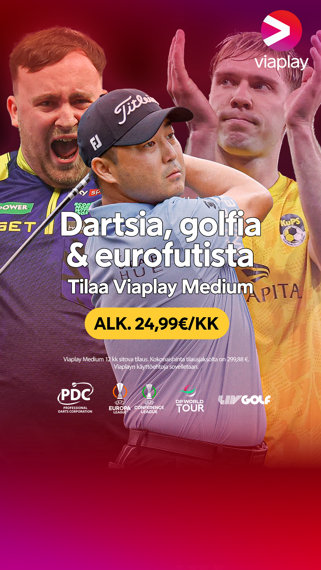 Viaplay Urheilu Facebook ad