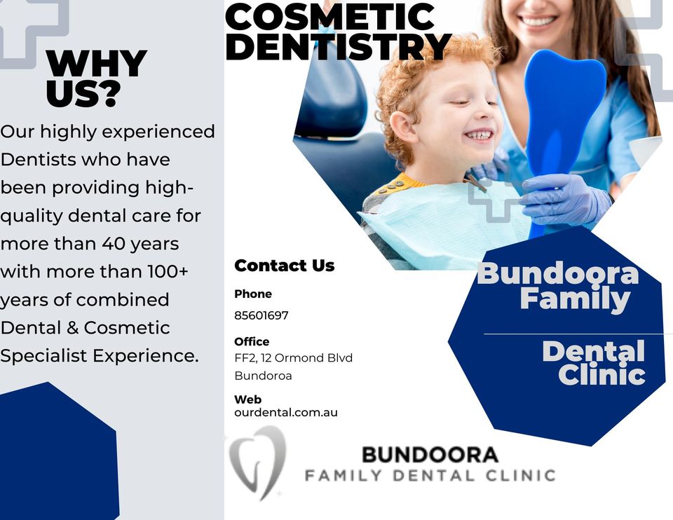 Bundoora Family Dental Facebook ad: Our Dentists provide preventative dental care for you…