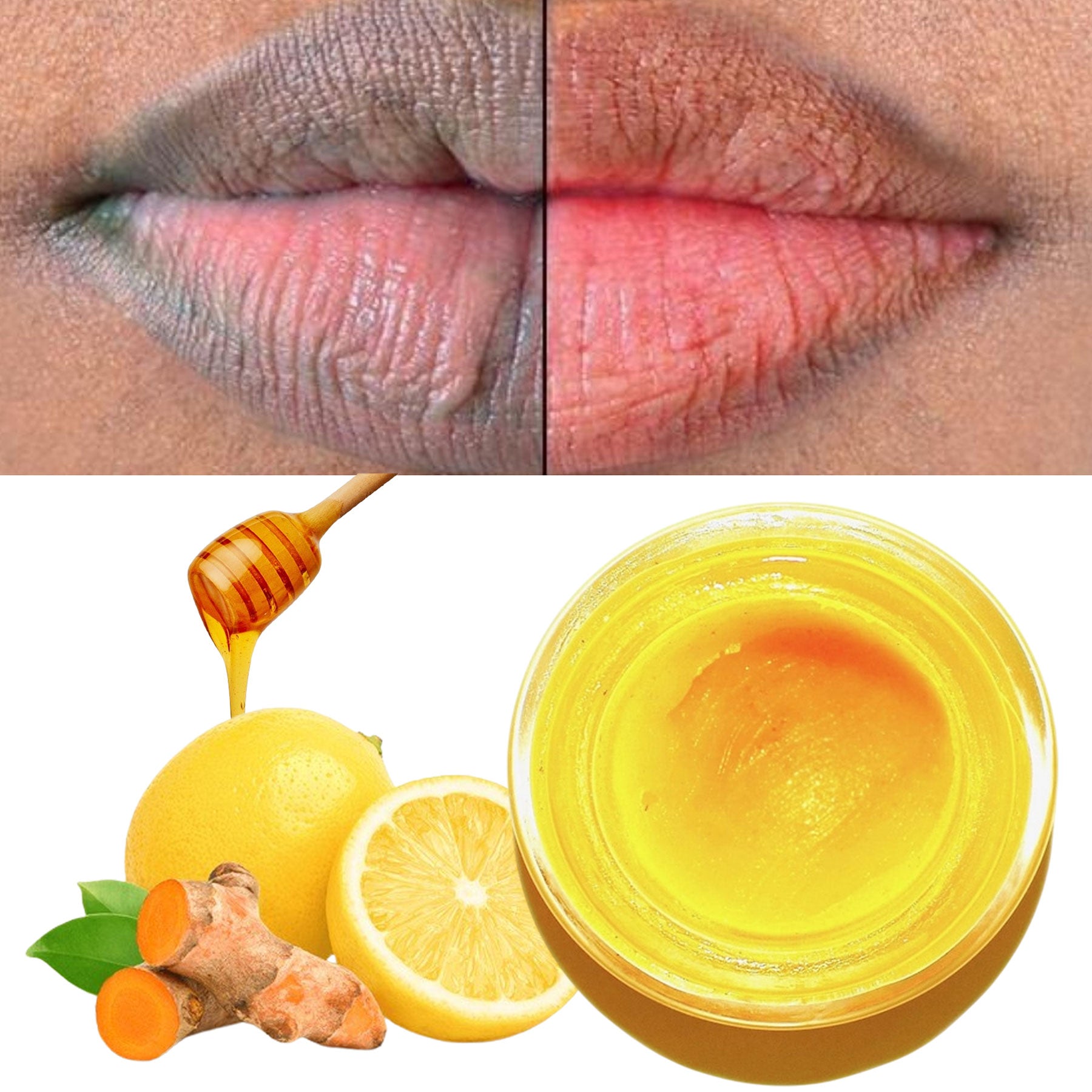 Yez Glow Facebook ad: Achieve smoother, brighter lips with YEZGLOW Turmeric…