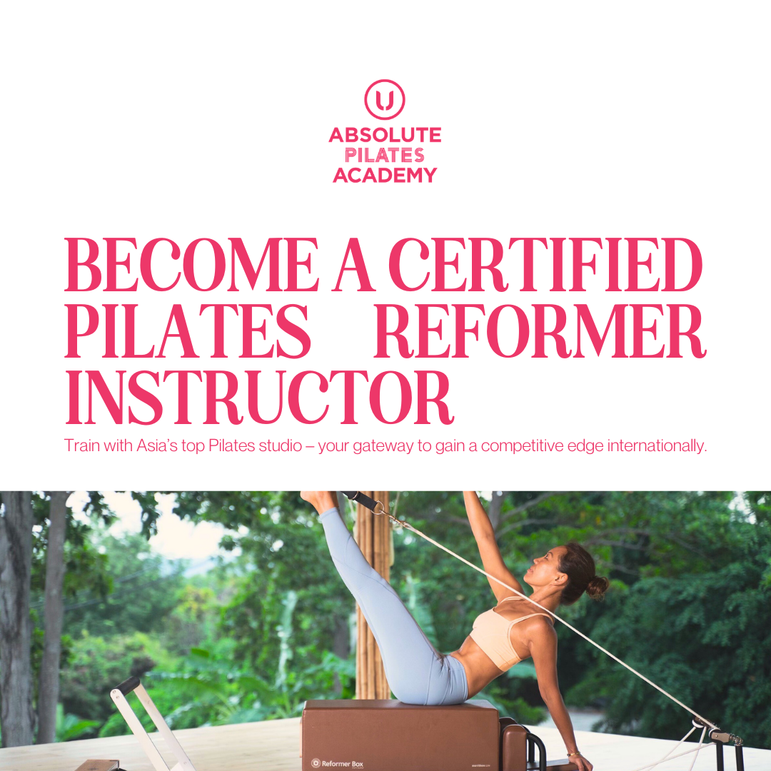Absolute Pilates Academy Facebook ad: Start 2026 Strong & Become a Certified Pilates Instructor