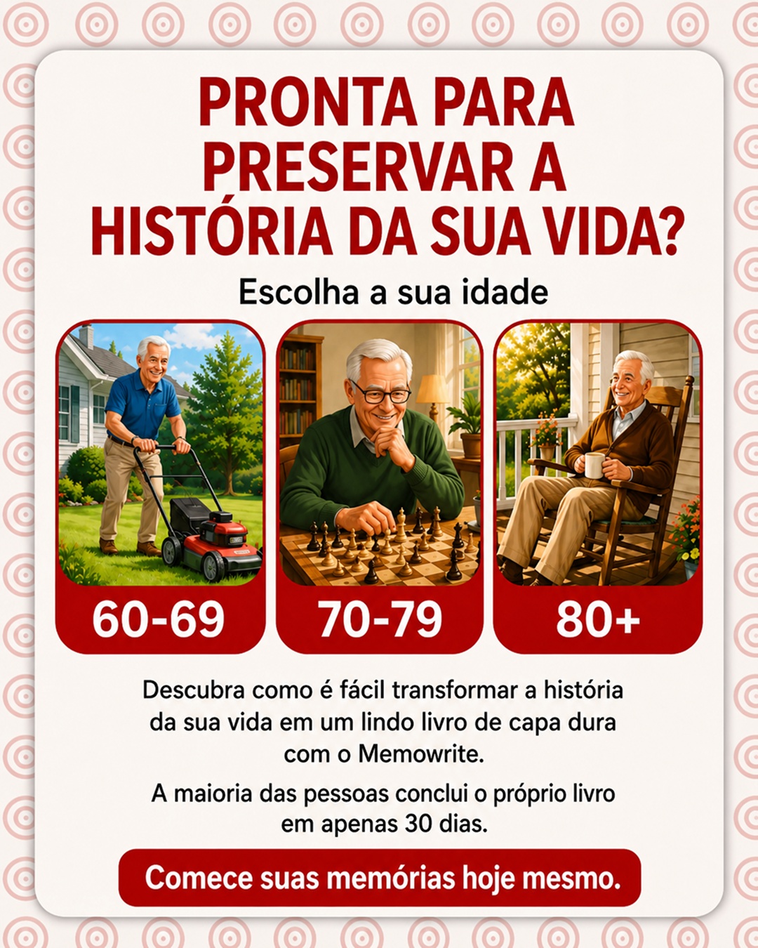 Memowrite Facebook ad