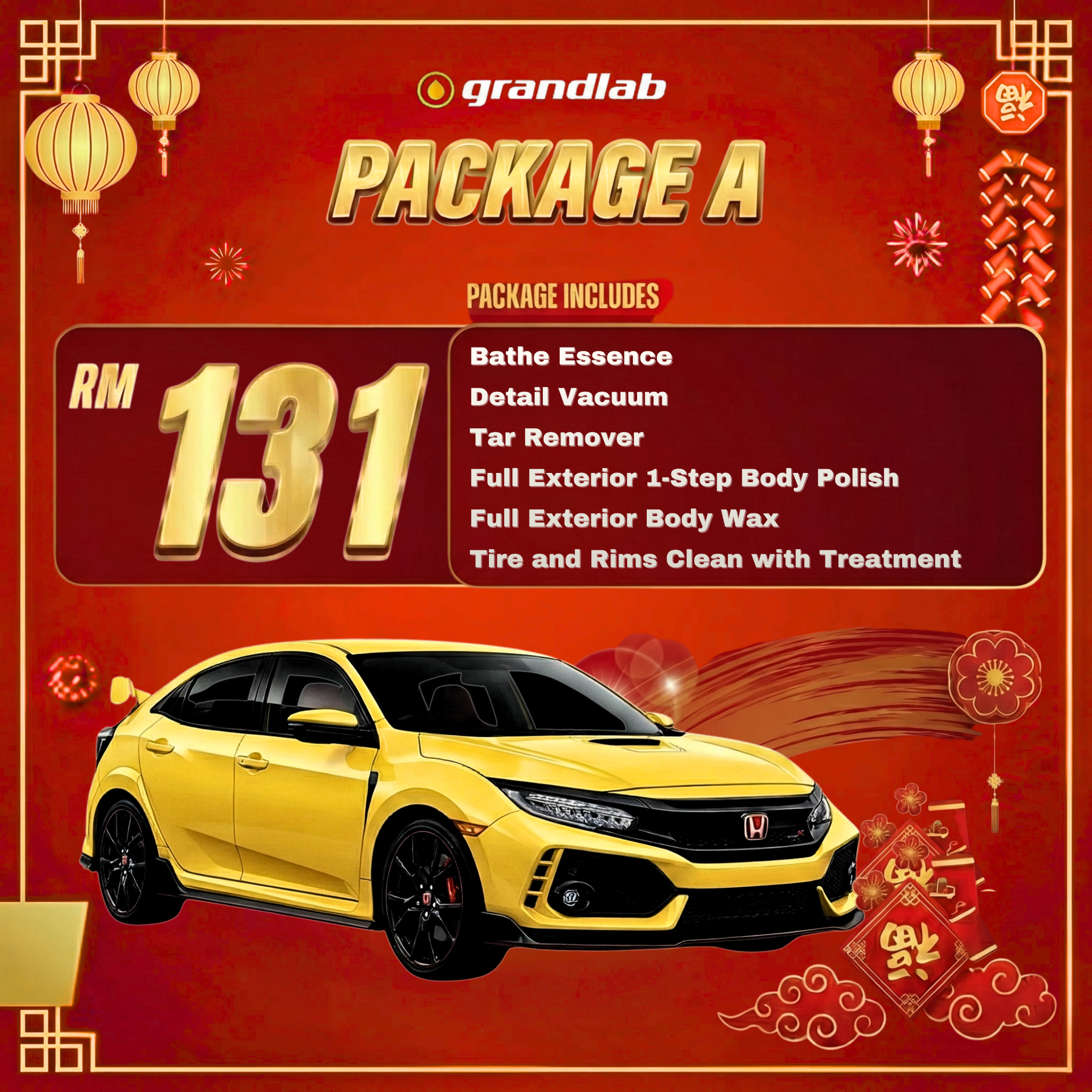 Grandlab detailing by Grandpride Facebook ad: 快快预定 Limited slot