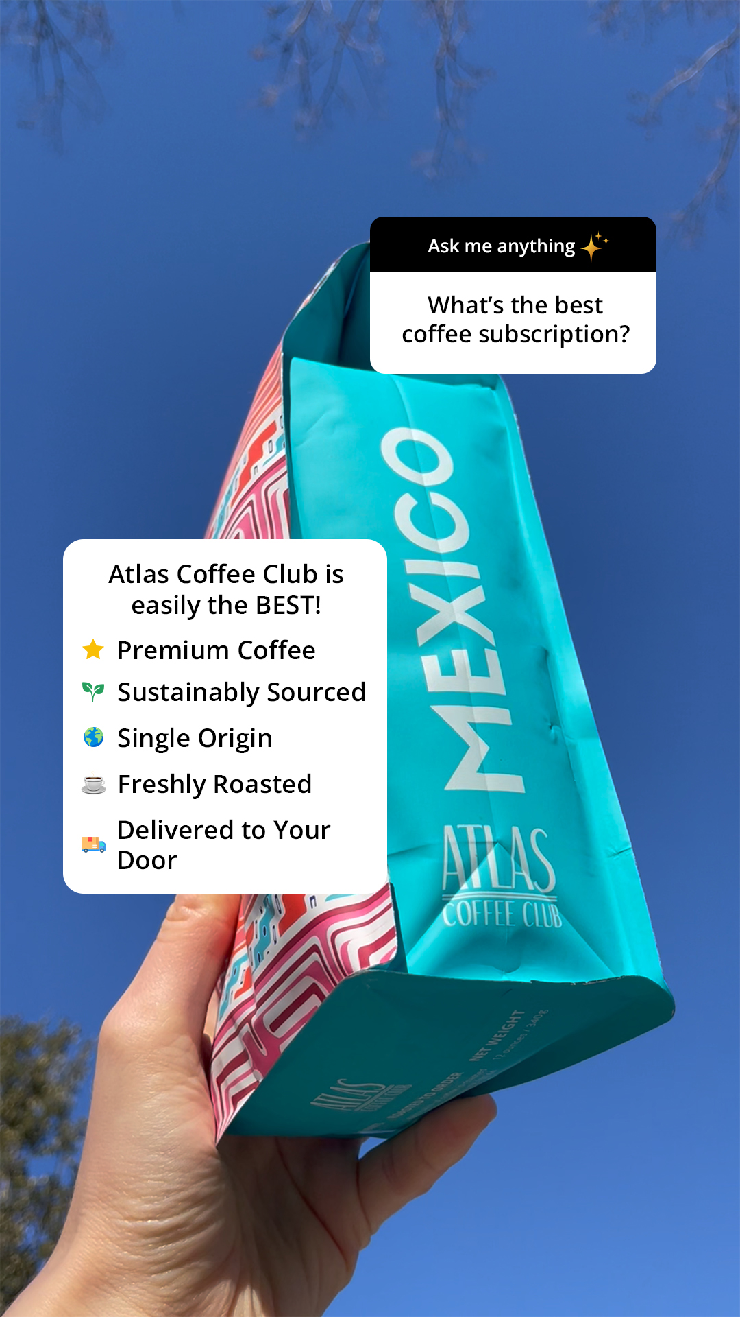 Atlas Coffee Club Facebook ad