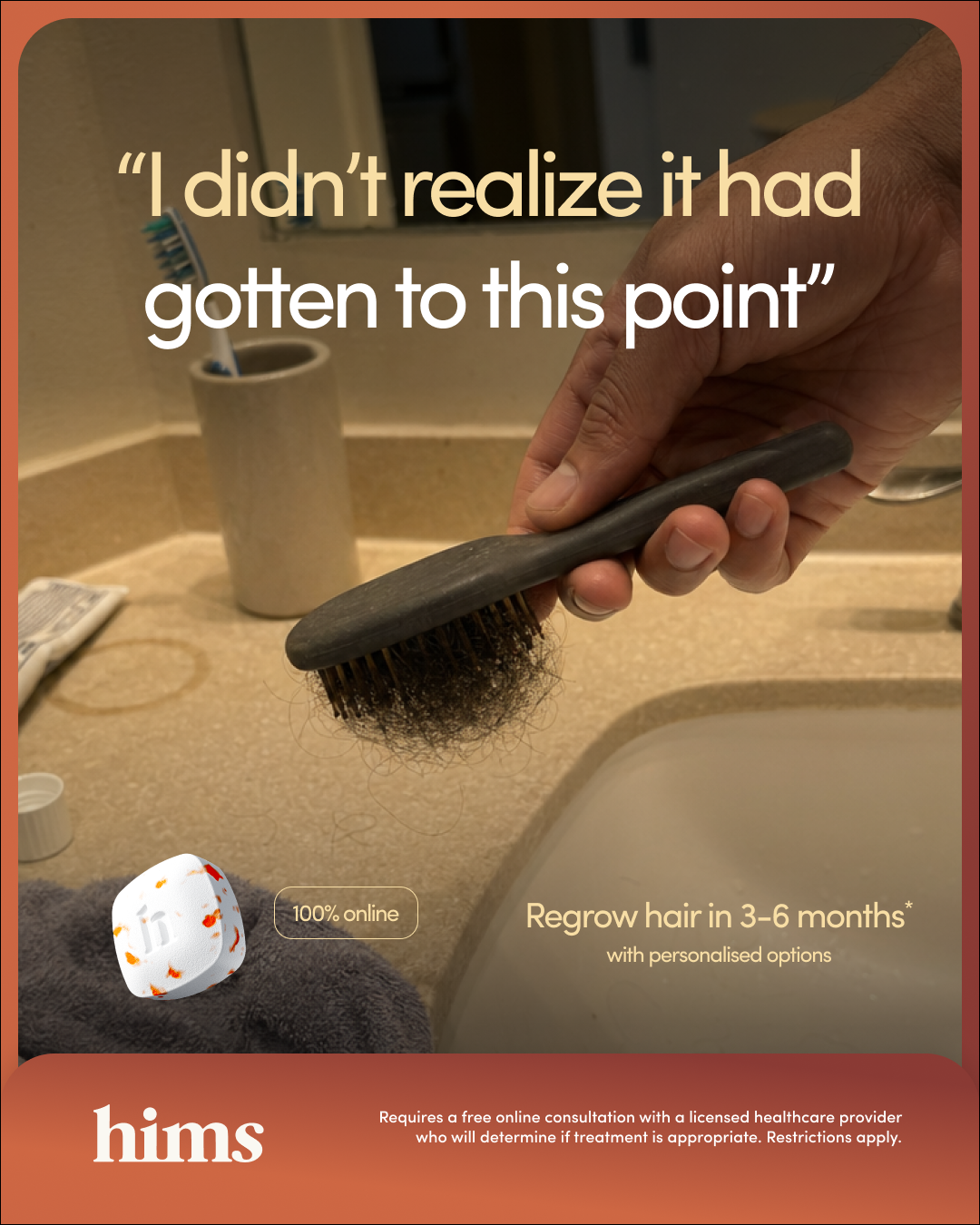 hims Facebook ad
