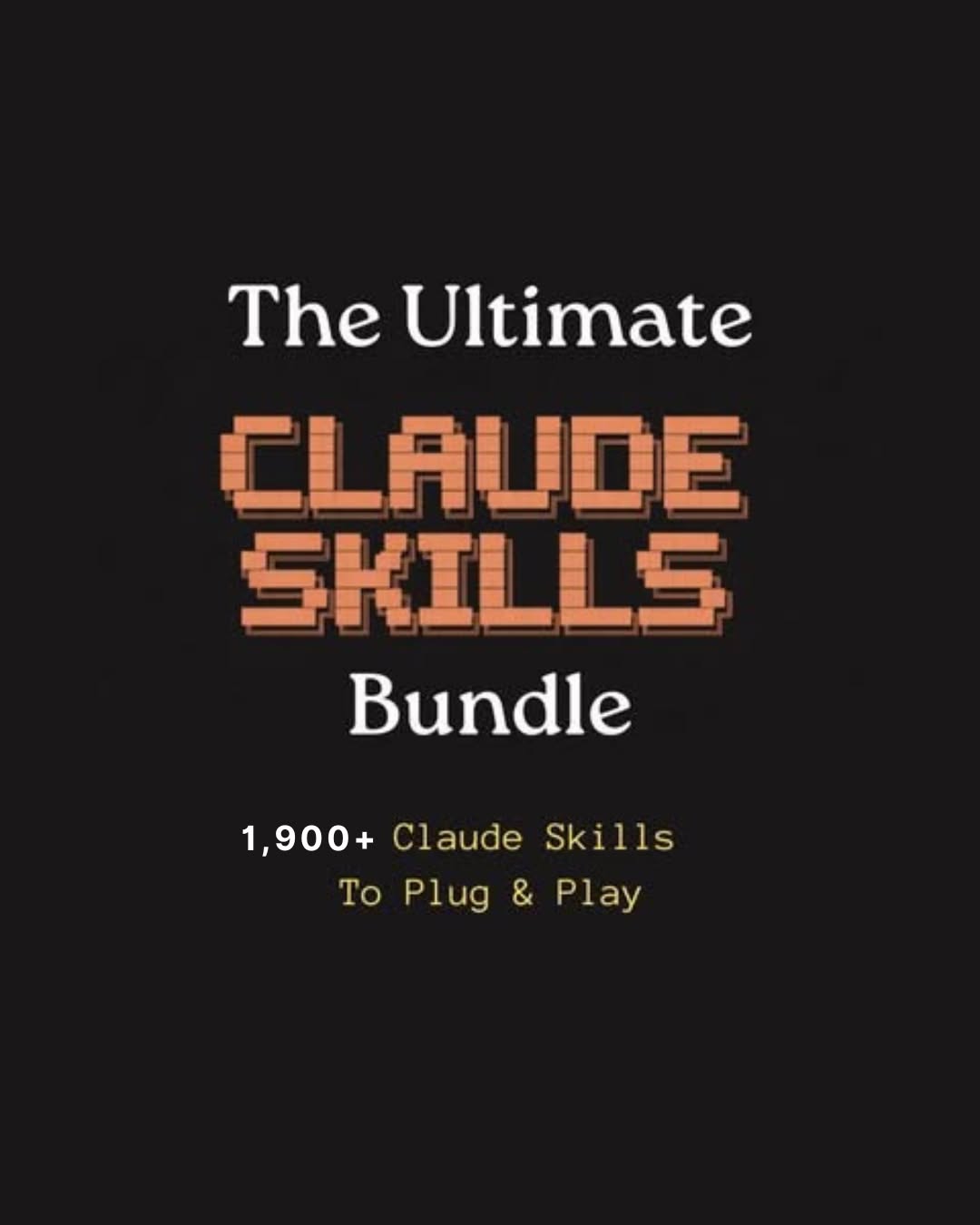 PeakConnector Facebook ad: 1,900+ Claude Skills
