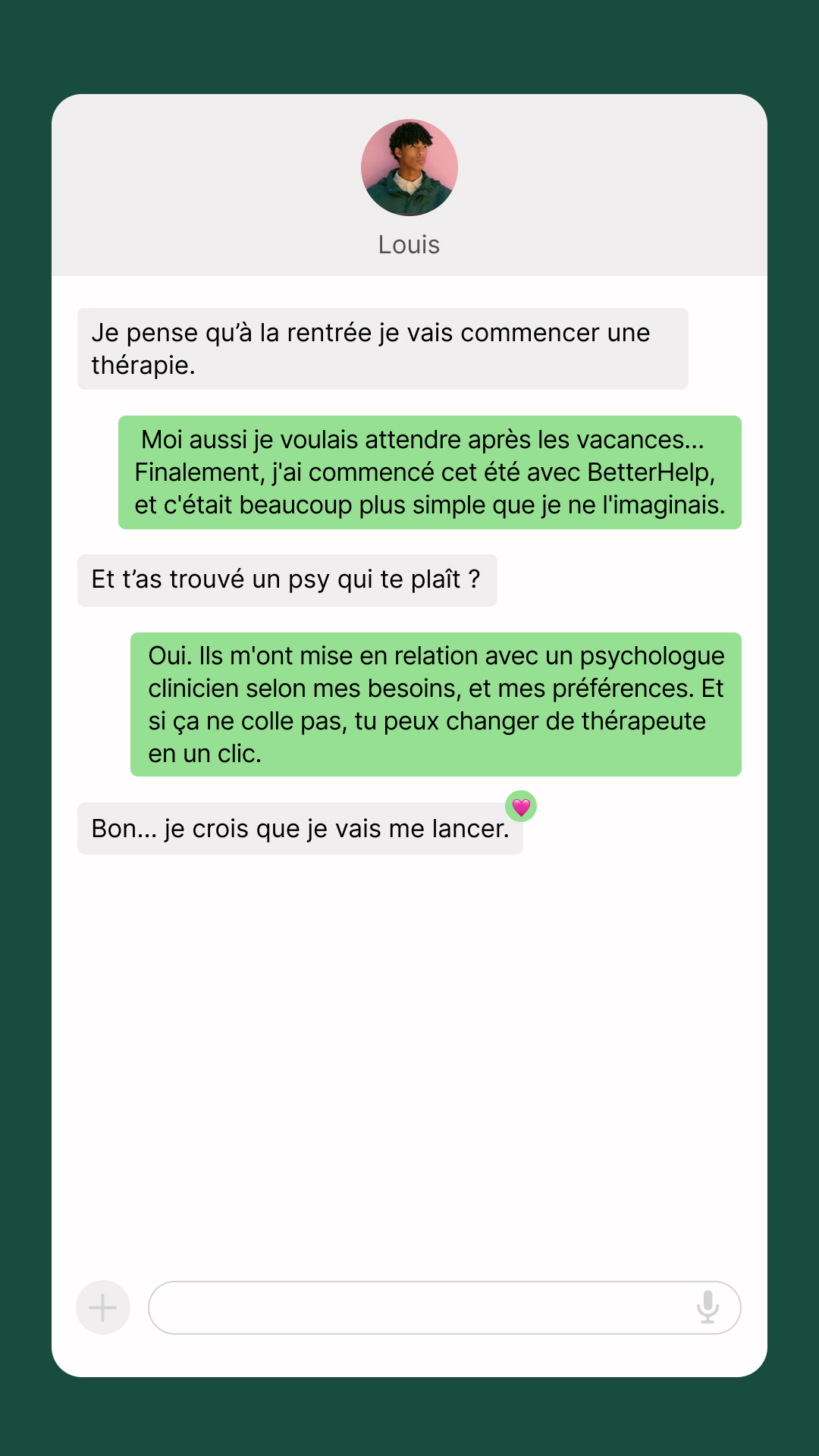 BetterHelp Facebook ad