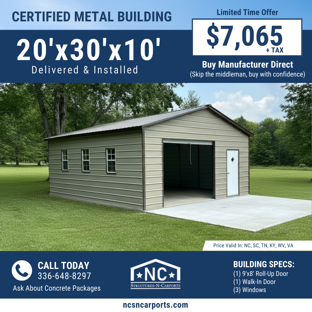 NC Structures & Carports Facebook ad