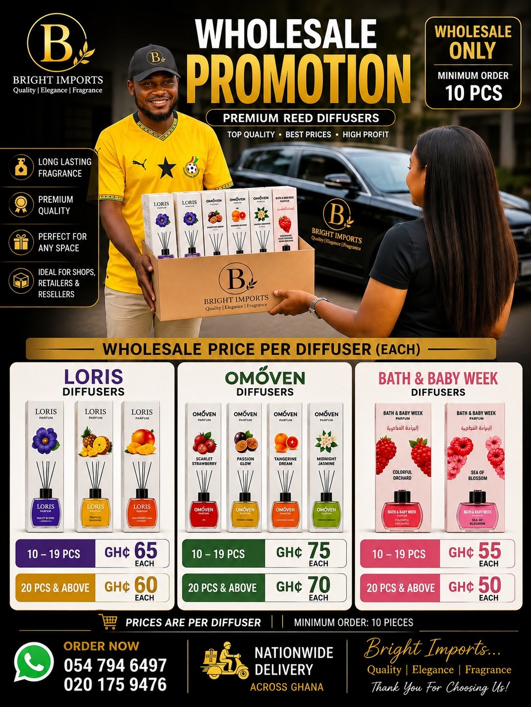 Bright Importation Ghana  Facebook ad
