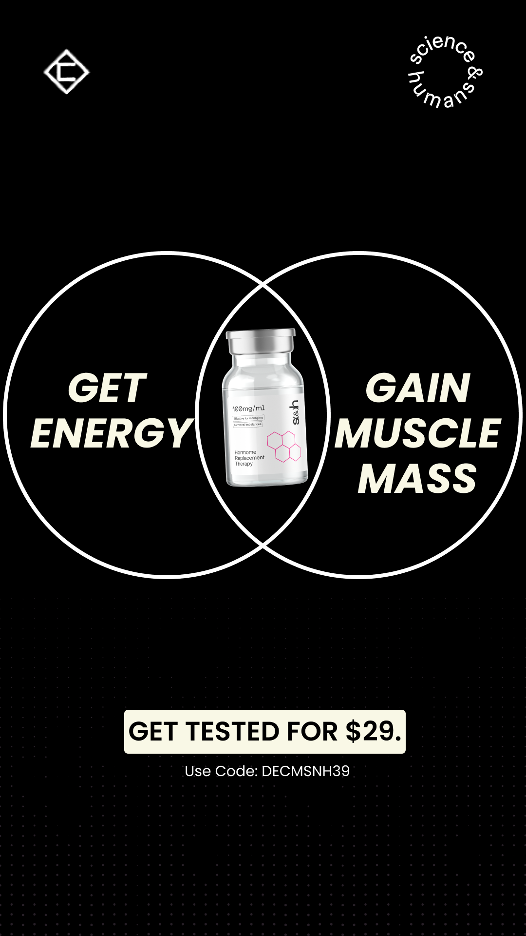 Science&Humans Facebook ad