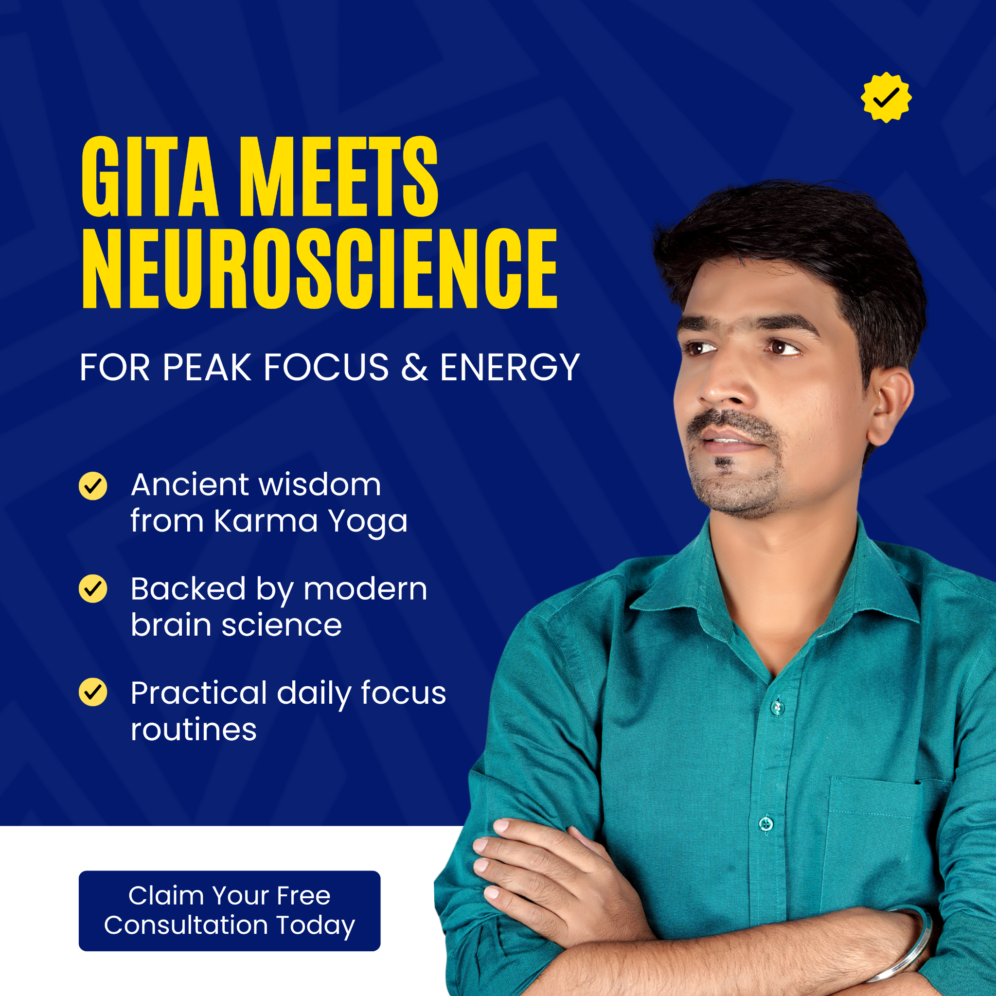 Mind Body Productivity Hub Facebook ad: Achieve More in a Week Than You Did in Months.