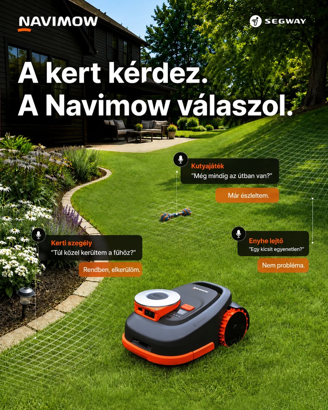 Segway Navimow Magyarország Facebook ad: Minden kertnek megvannak a sajátosságai.