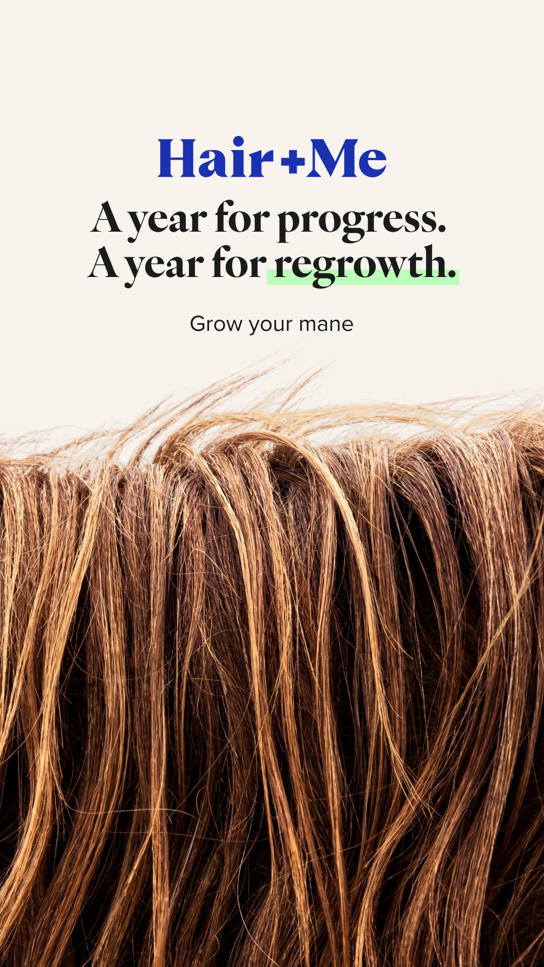 Hair + Me Facebook ad