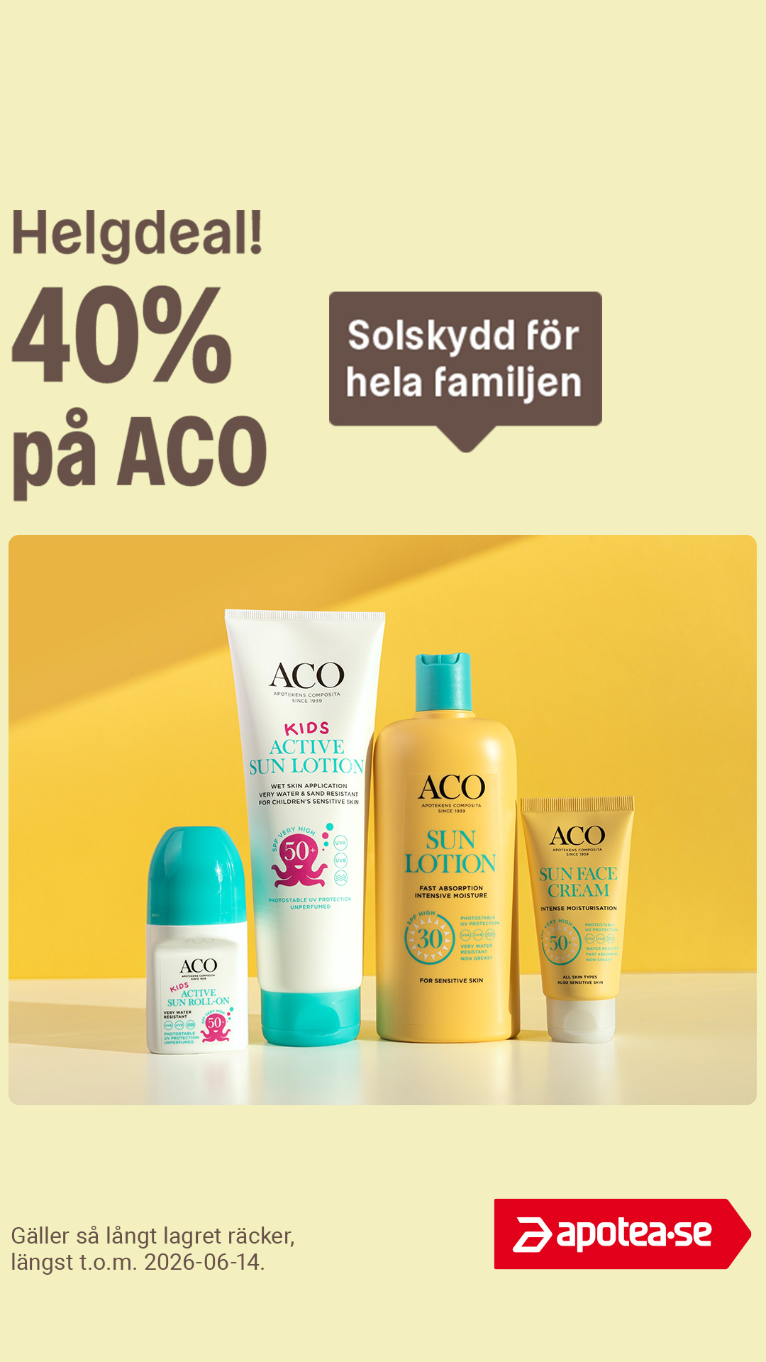 apotea.se Facebook ad from Jun 11, 2026