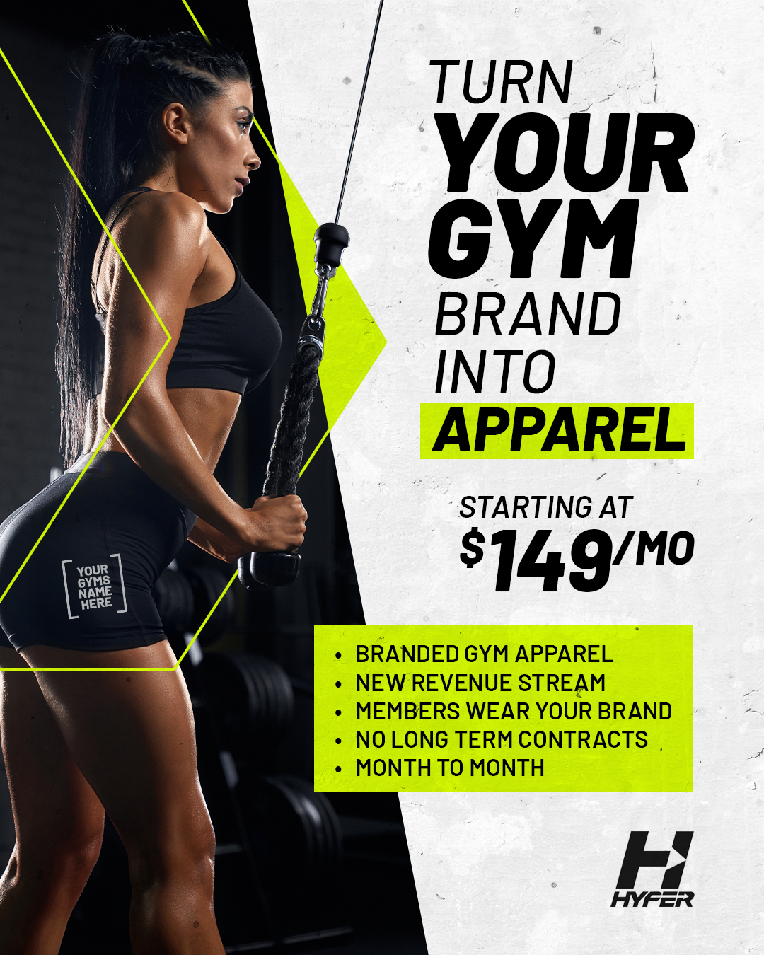 Hyper Fitness Apparel Marketing Facebook ad