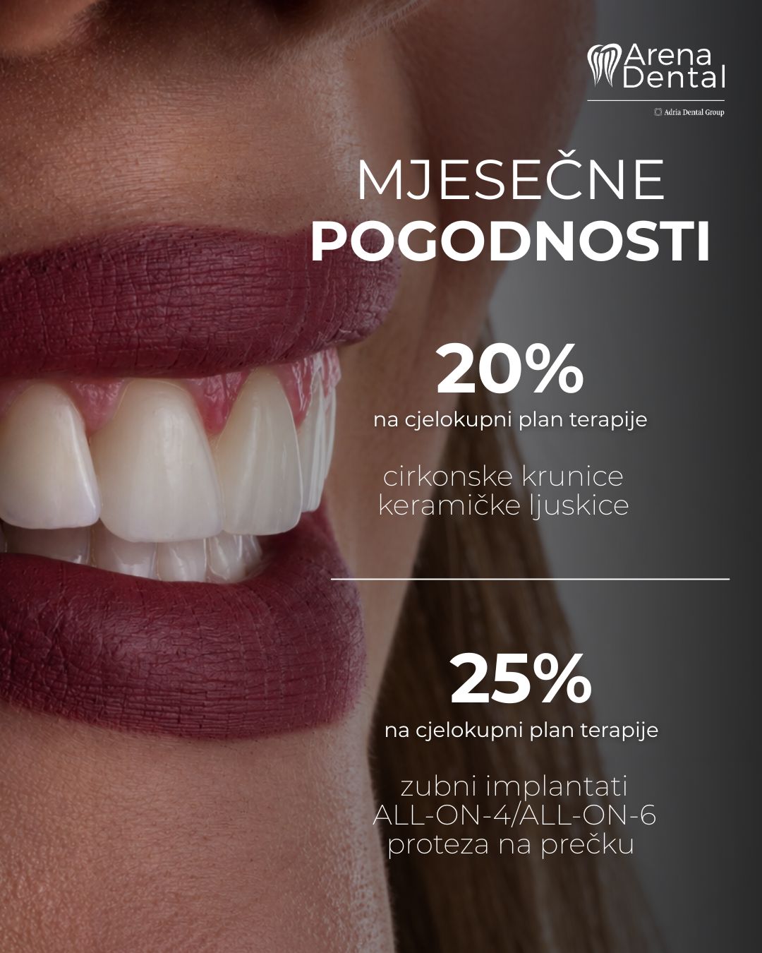 Arena Dental Facebook ad