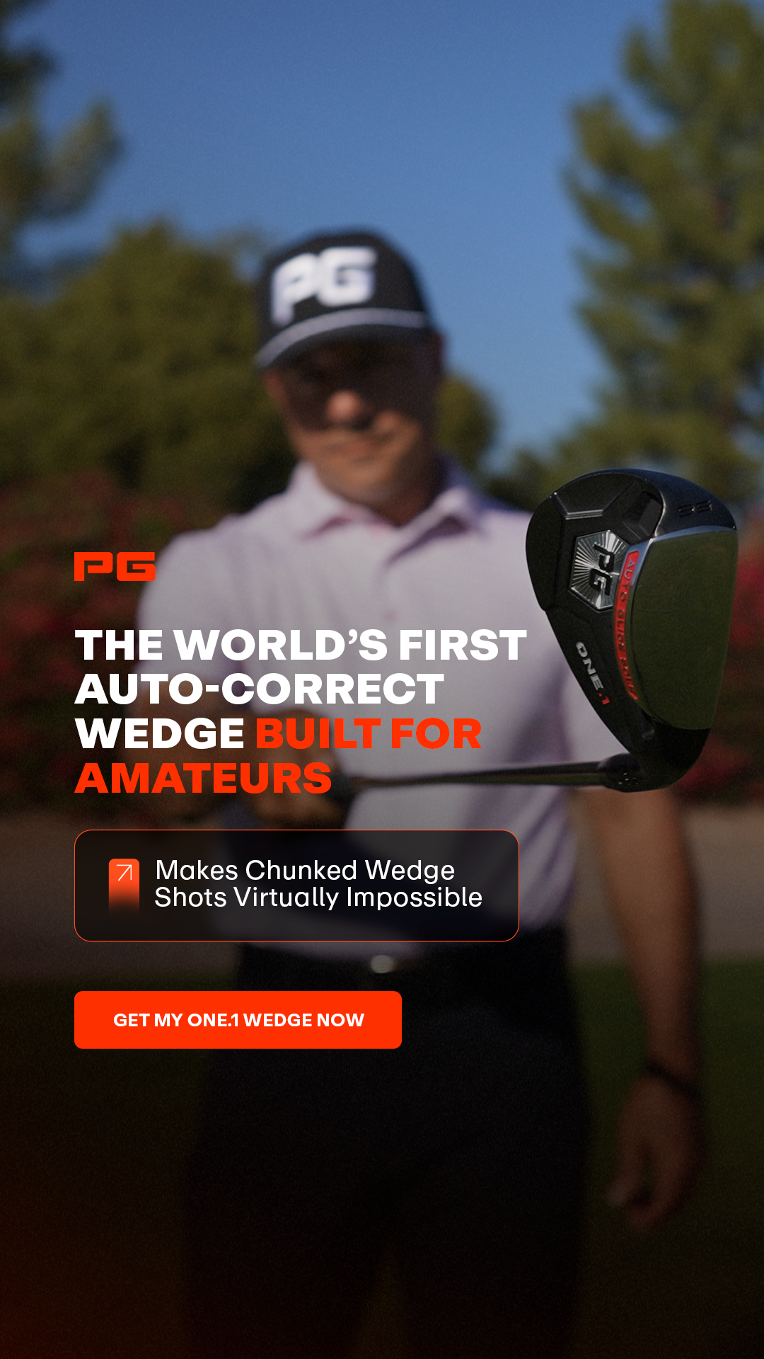 Performance Golf Facebook ad