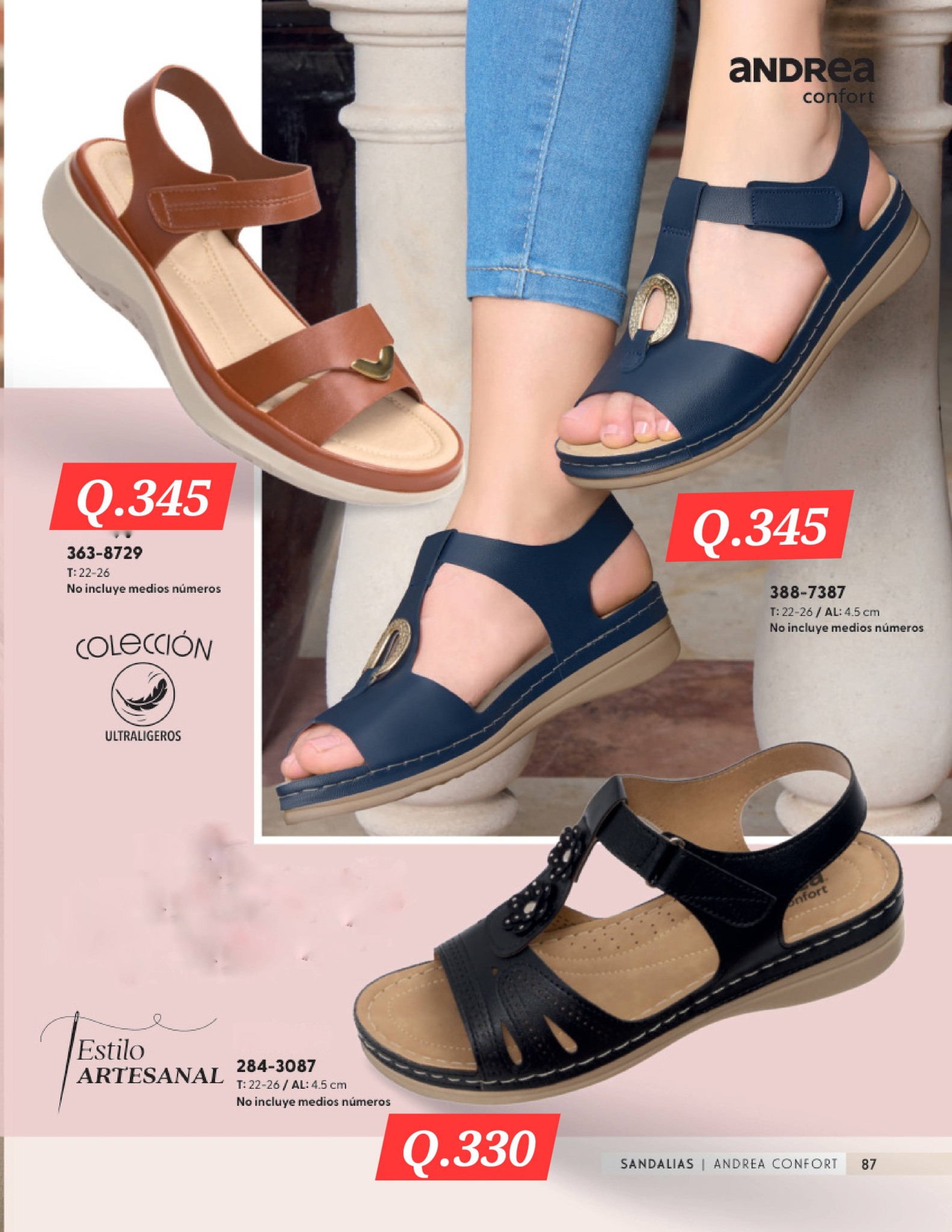 Impo CLZ Facebook ad: Sandalias Confort para Dama
