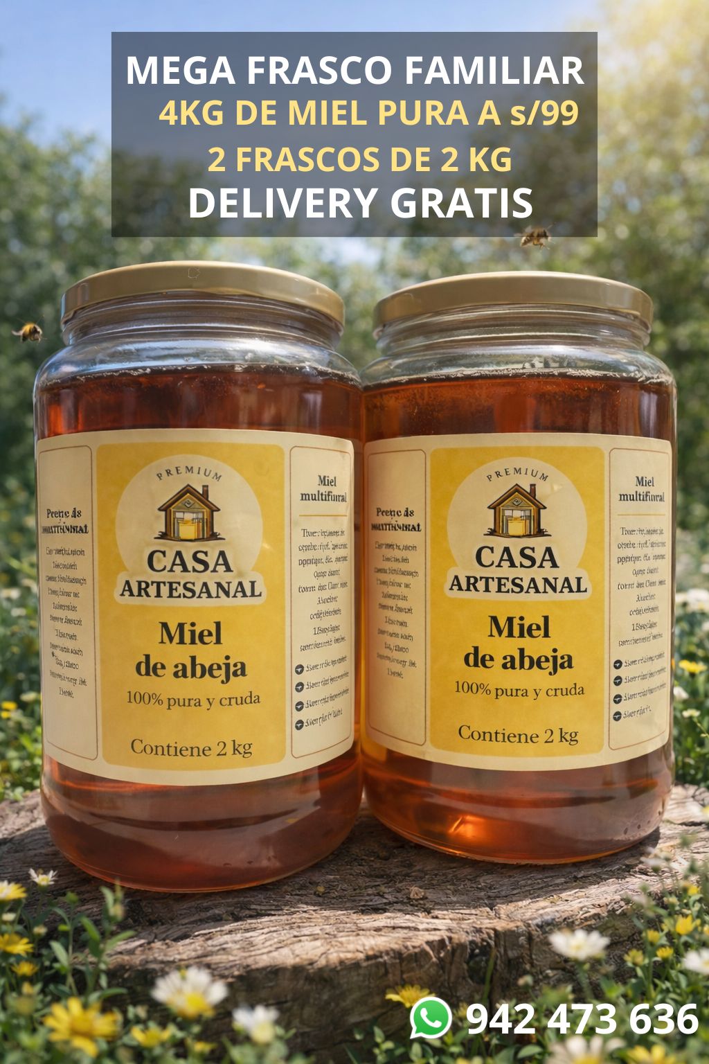 Casa Artesanal Facebook ad: ¿Cansado de gastar en productos que no son…