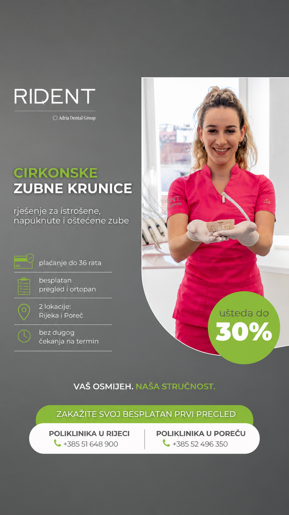 Rident Hrvatska Facebook ad