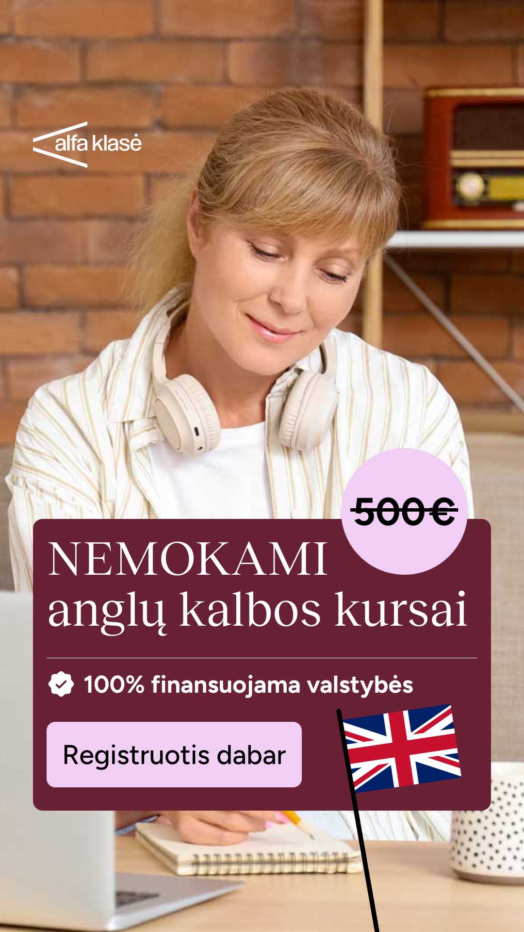 Alfa Klasė Facebook ad