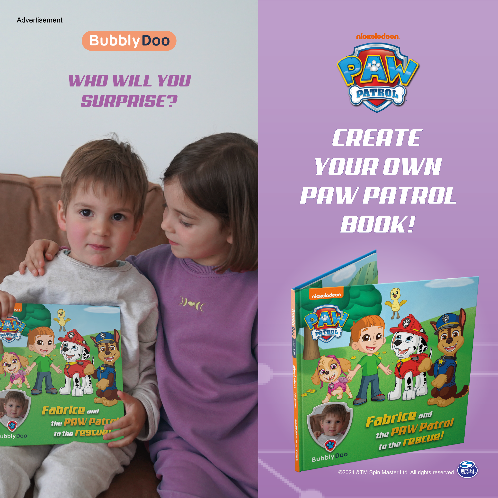 BubblyDoo Books Facebook ad