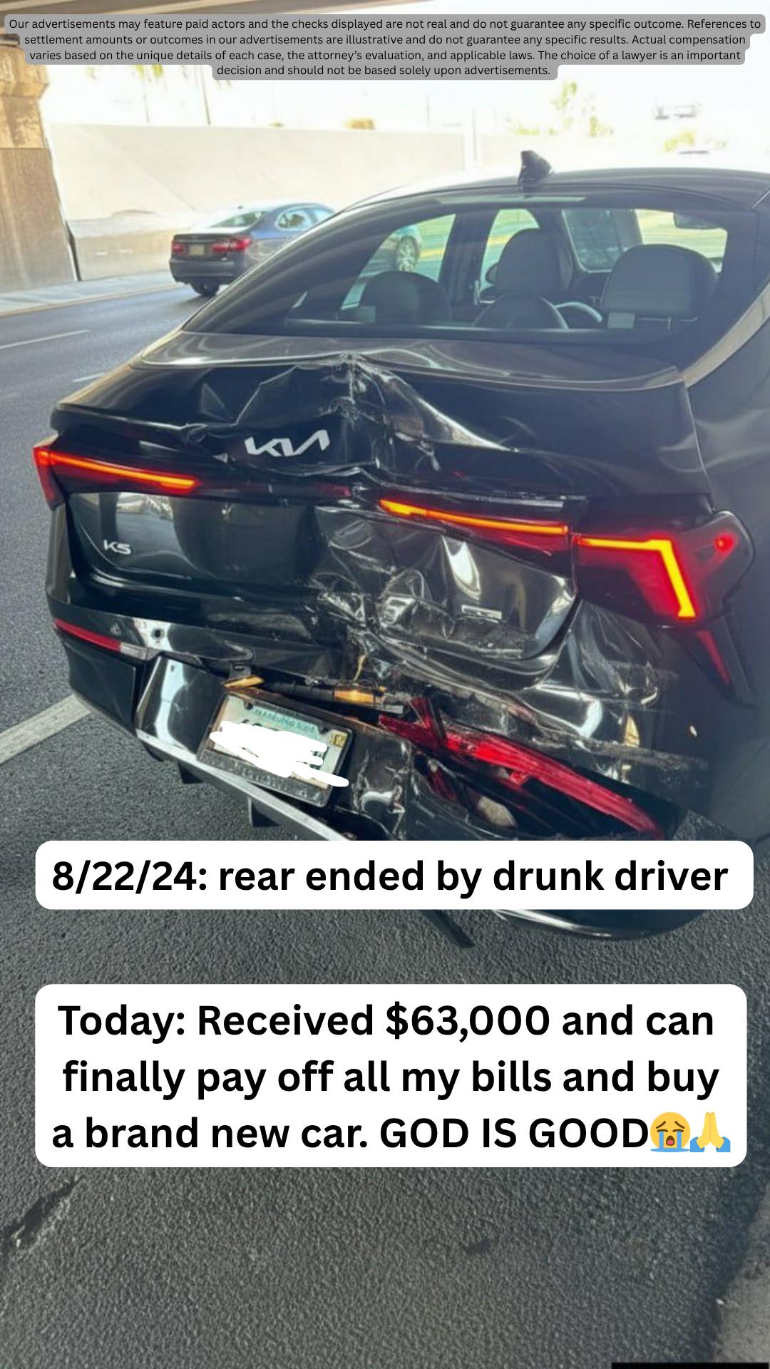 Auto Accident Compensation Facebook ad