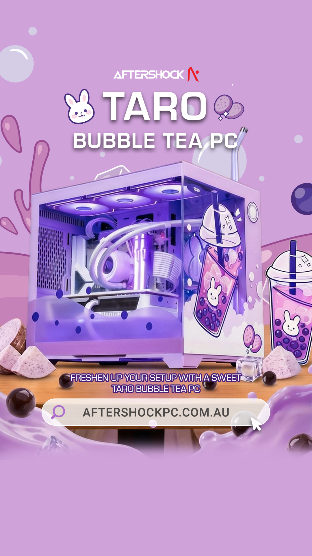 AFTERSHOCK PC Australia Facebook ad
