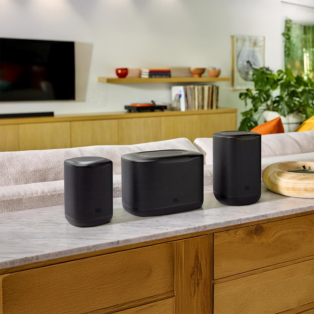 P.C. Richard & Son Facebook ad: JBL Cove: whole-home audio, the easy way.