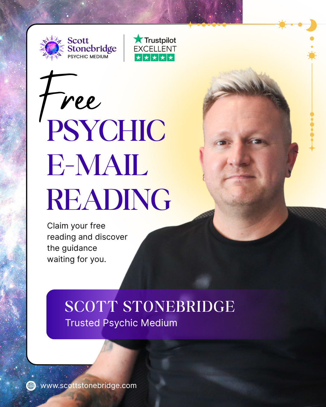 Scott Stonebridge Psychic Medium Facebook ad