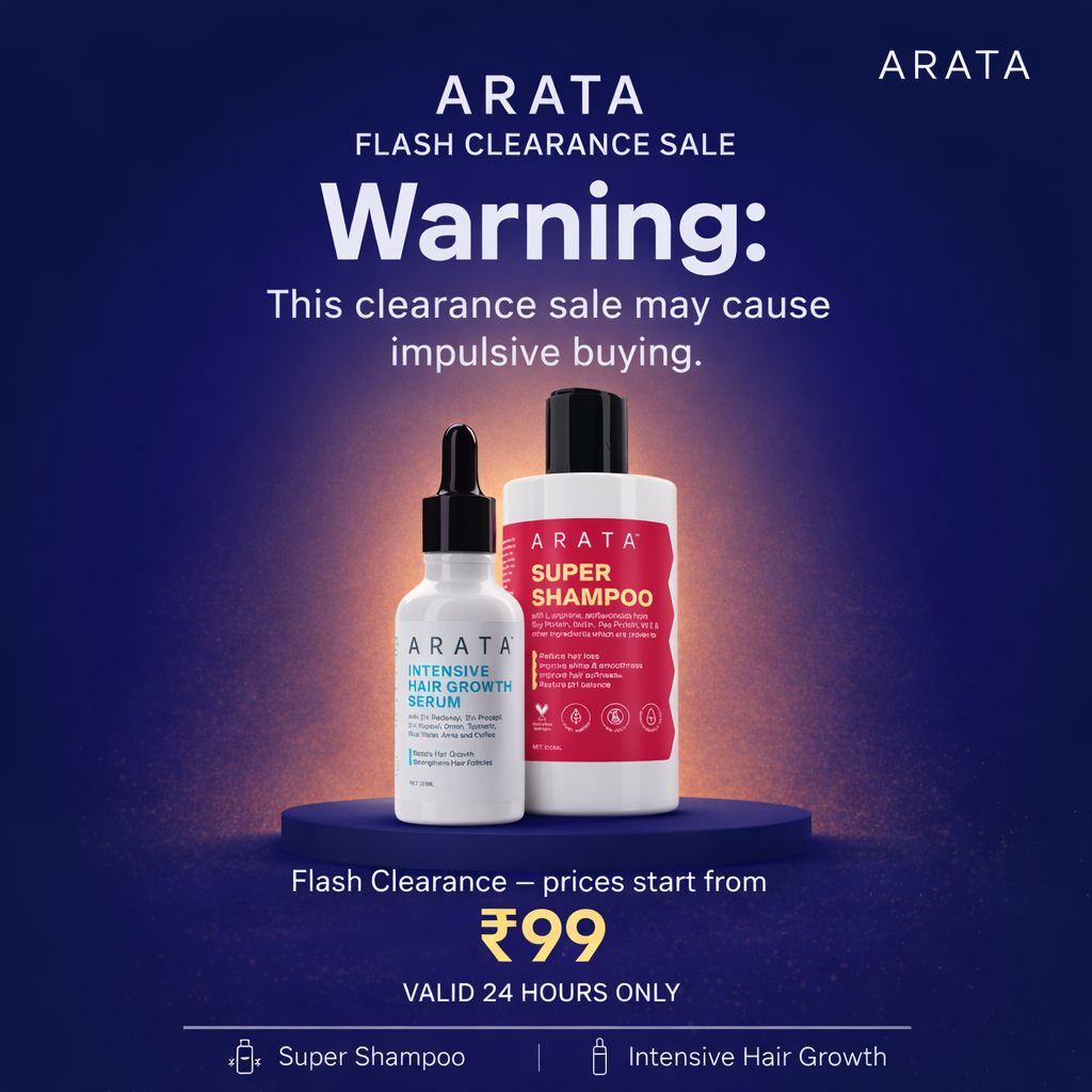 Arata Clearance Sale Facebook ad: 24 Hour Clearance Sale