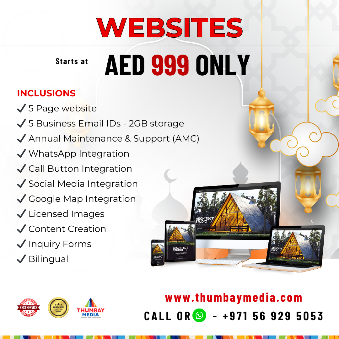 Thumbay Media Facebook ad: Ramadan Special Offers