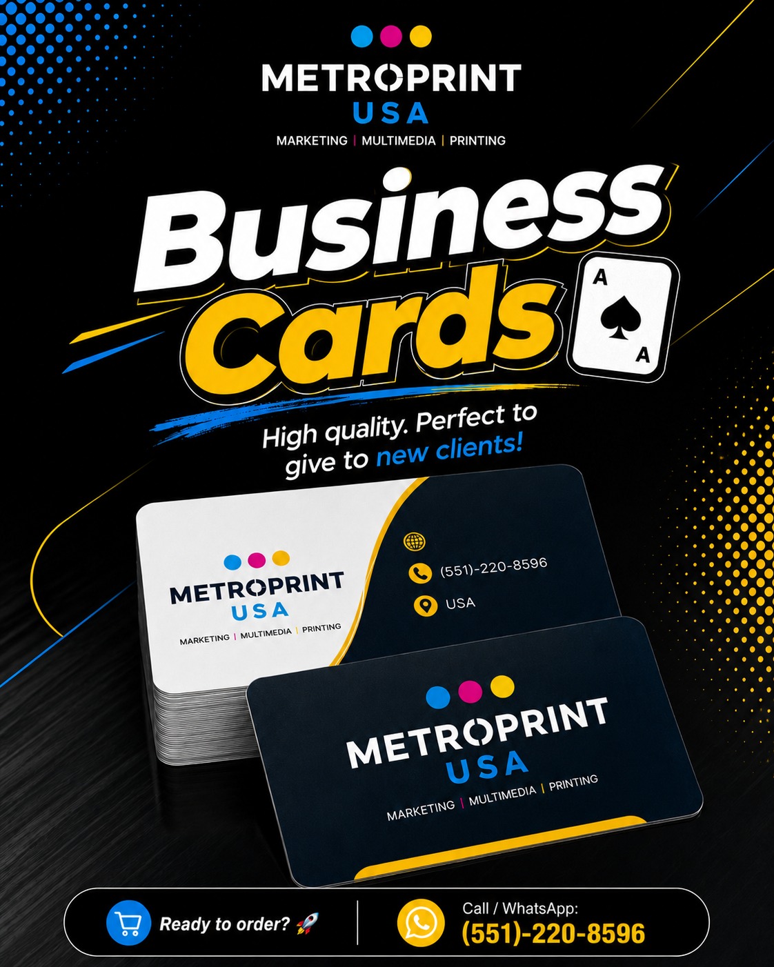 Metro Print Usa Facebook ad: Make your brand impossible to ignore!