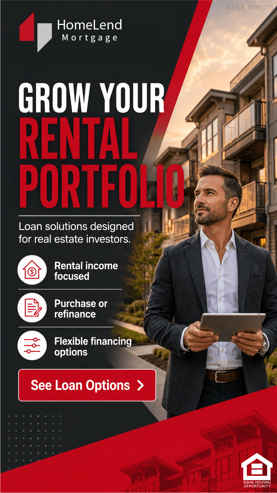 HomeLend Mortgage Facebook ad