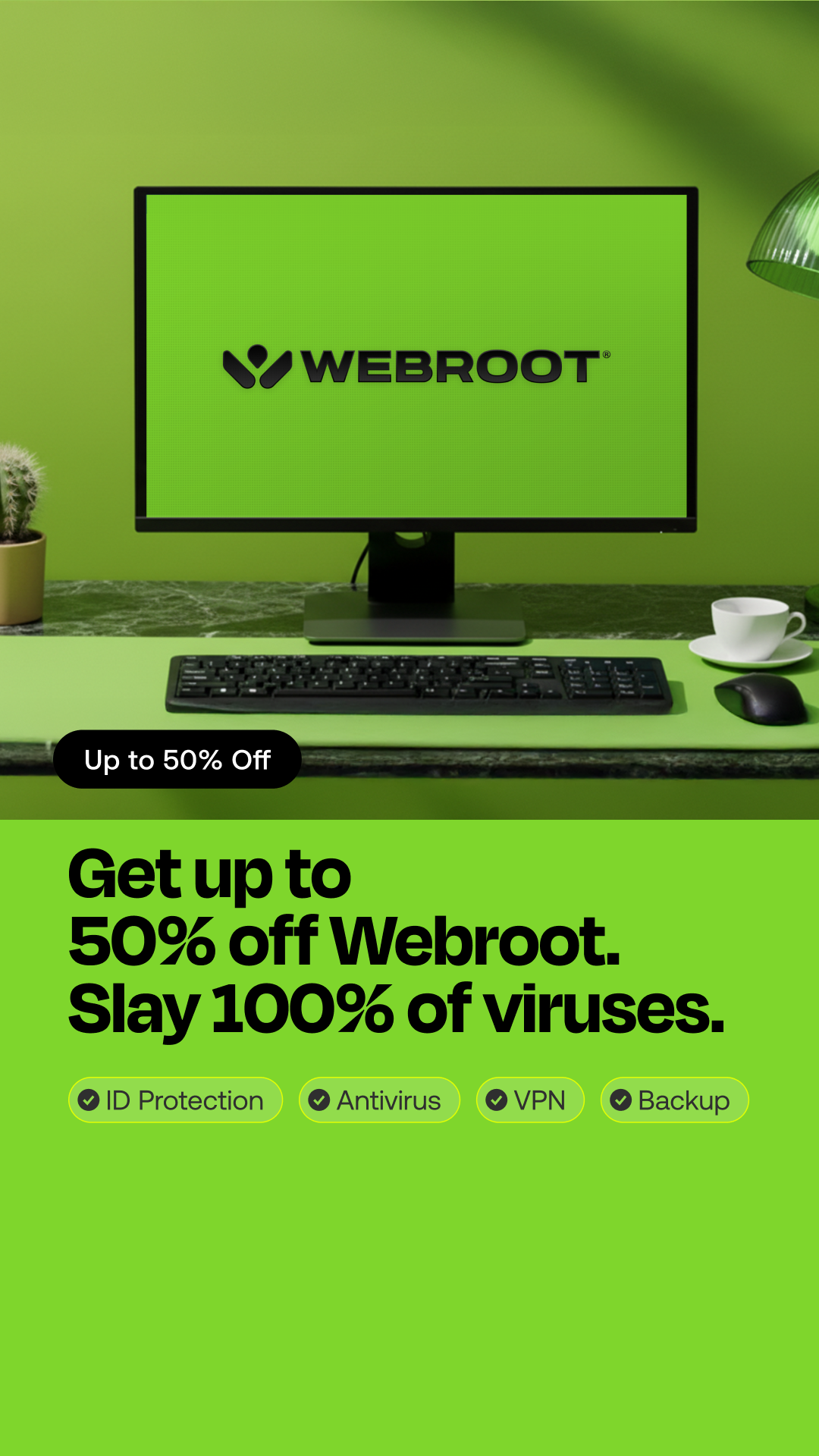 Webroot Facebook ad