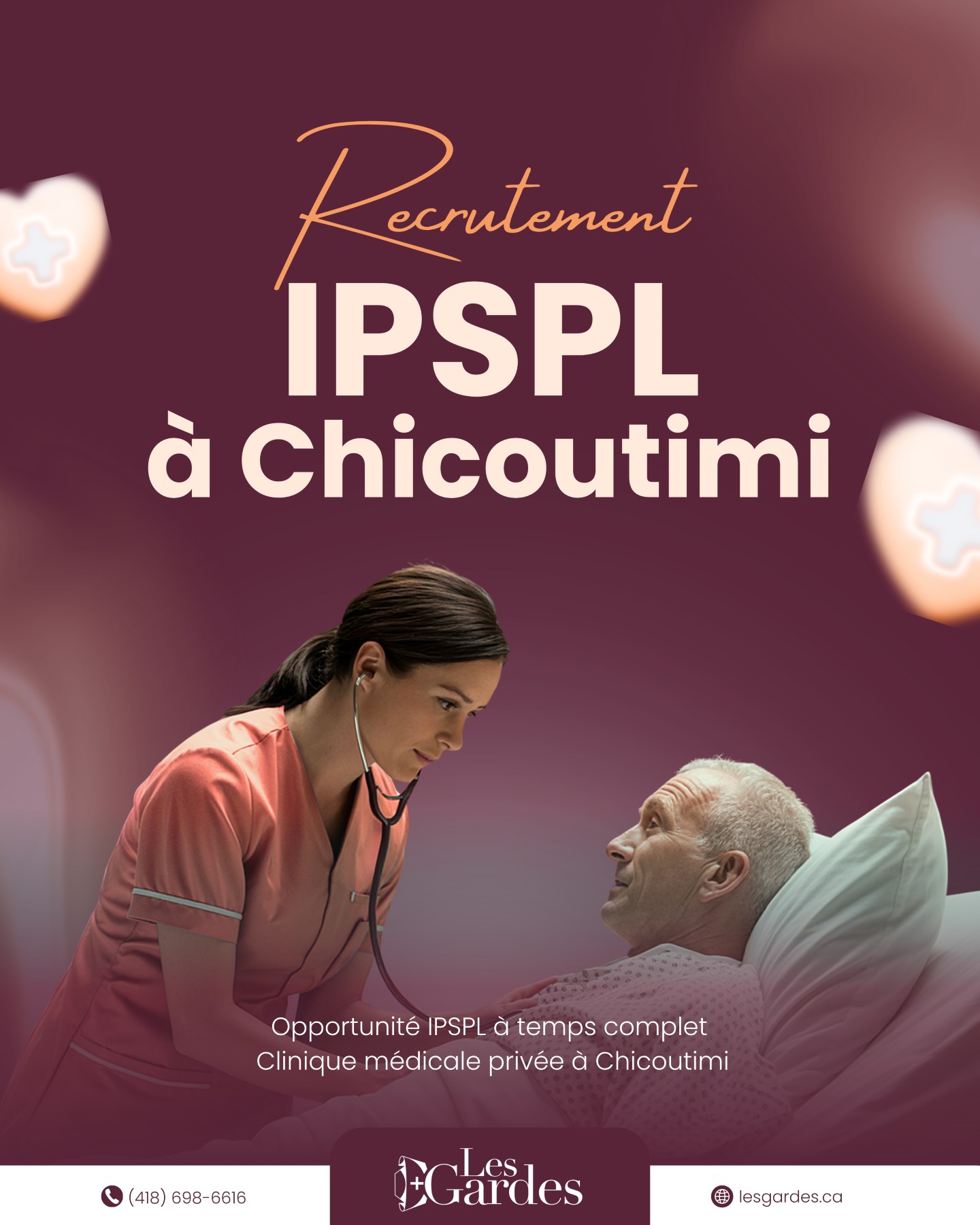 Les Gardes Facebook ad: IPSPL recherchée au Saguenay