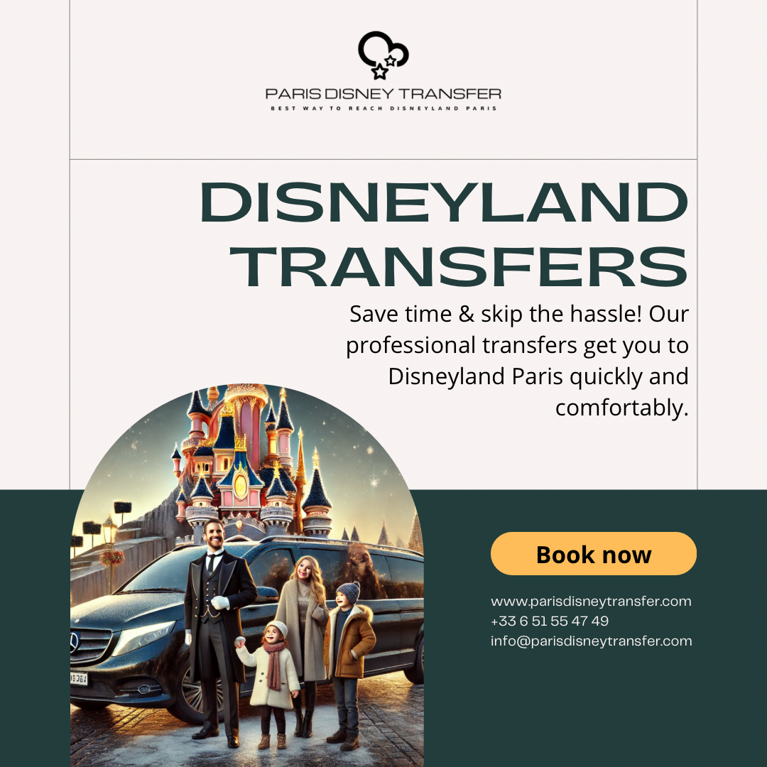 Paris Disney Transfer Facebook ad: Make your trip to Disneyland Paris stress-free with…