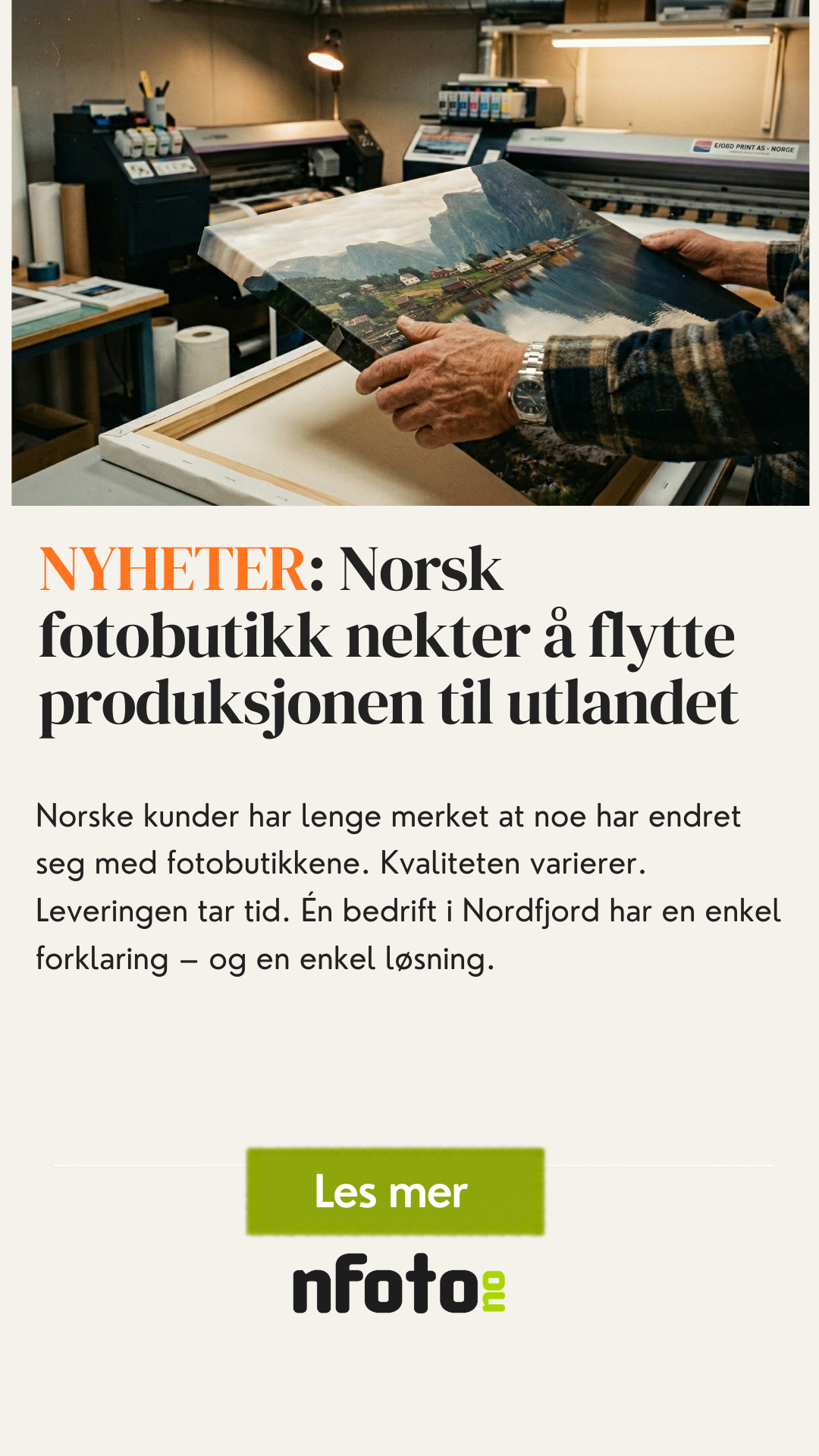 nfoto.no Facebook ad