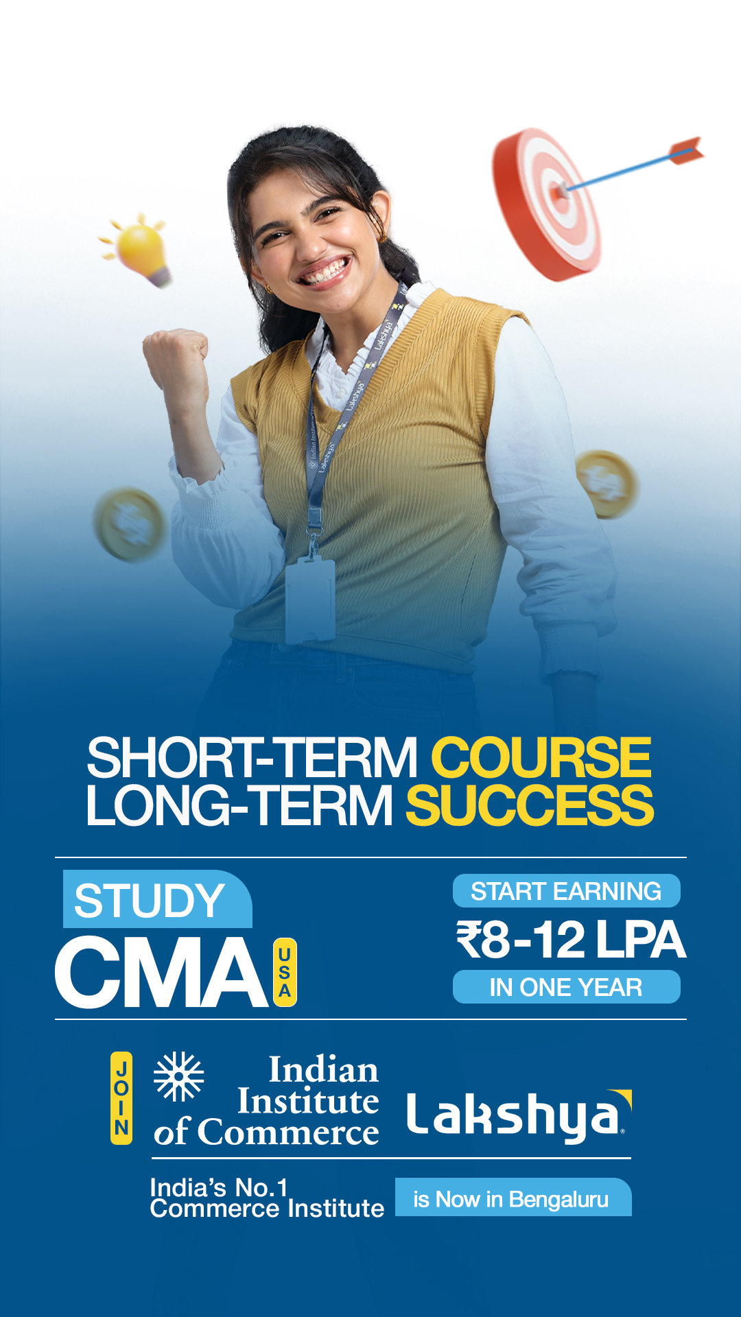 Indian Institute Of Commerce Lakshya Facebook ad