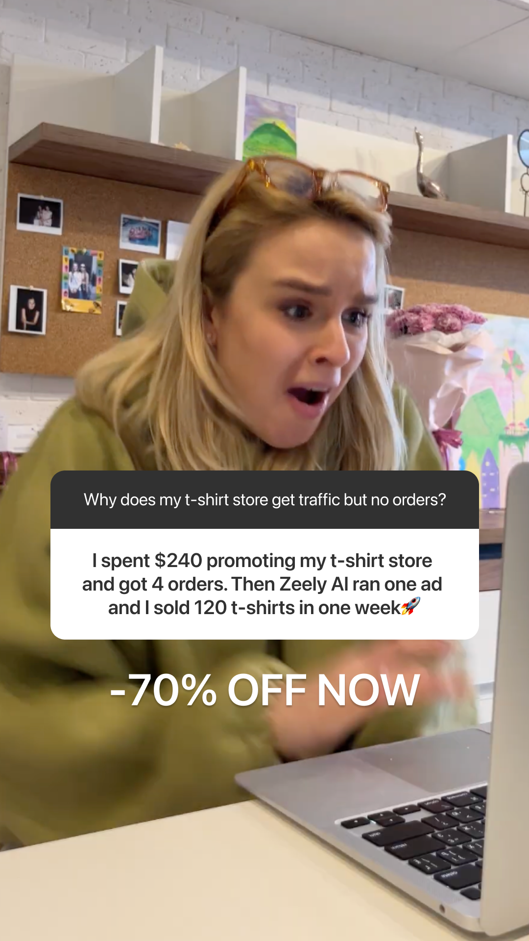 Zeely Facebook ad