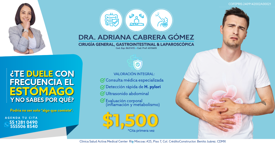 Dra. Adriana Cabrera Gómez Facebook ad from Jan 29, 2026