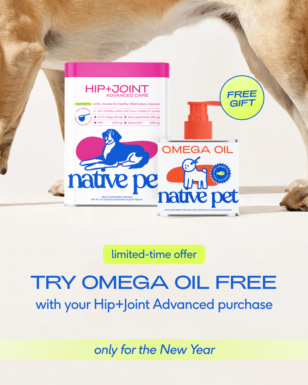 Native Pet Facebook ad