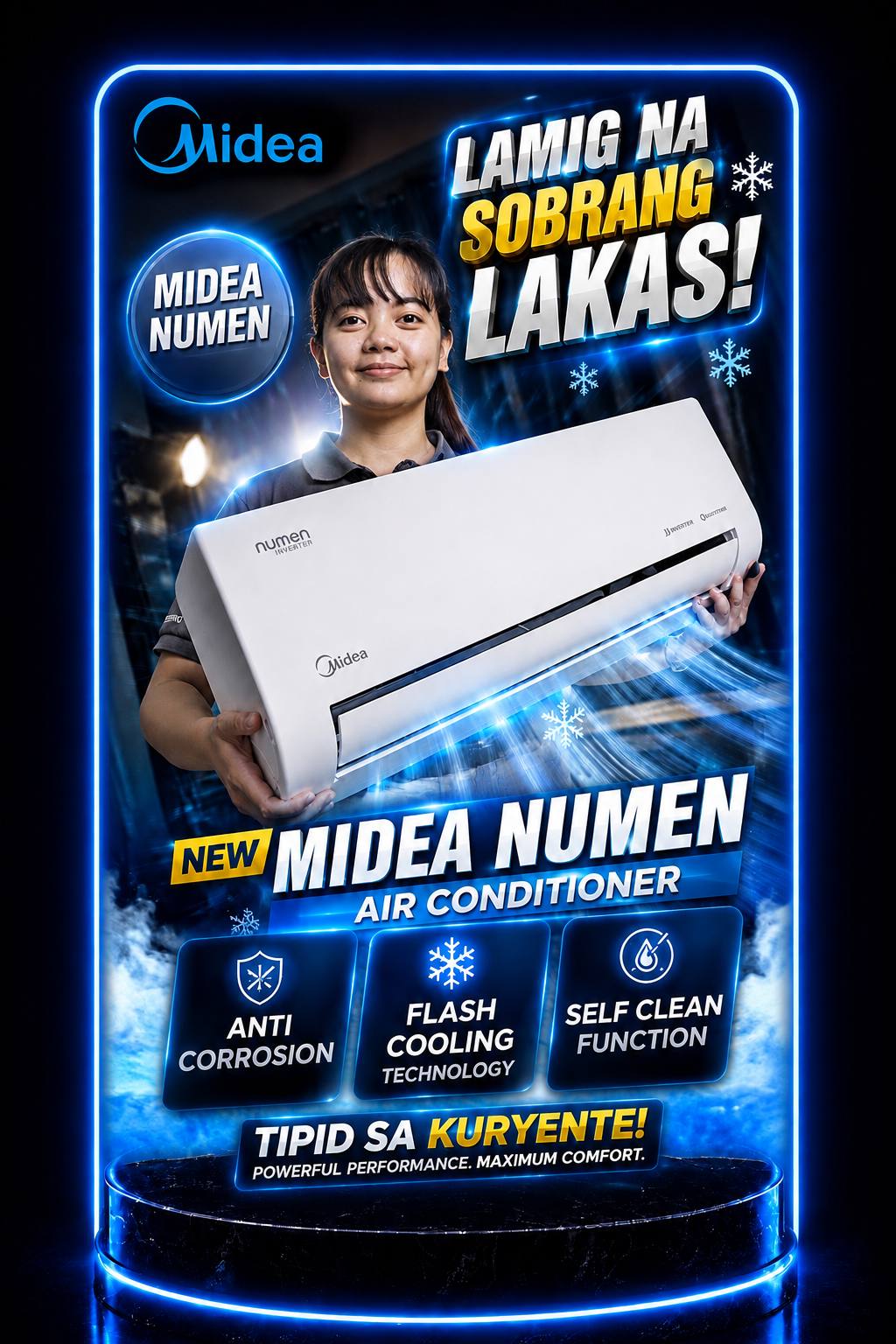 EJ Cooling Care Facebook ad: MIDEA NUMEN PRO