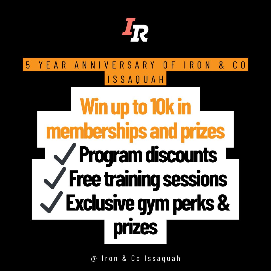 Iron & Co Issaquah Facebook ad: ๐๐ฎ๐ซ๐ง ๐
๐๐ญ & ๐๐๐ ๐๐๐!