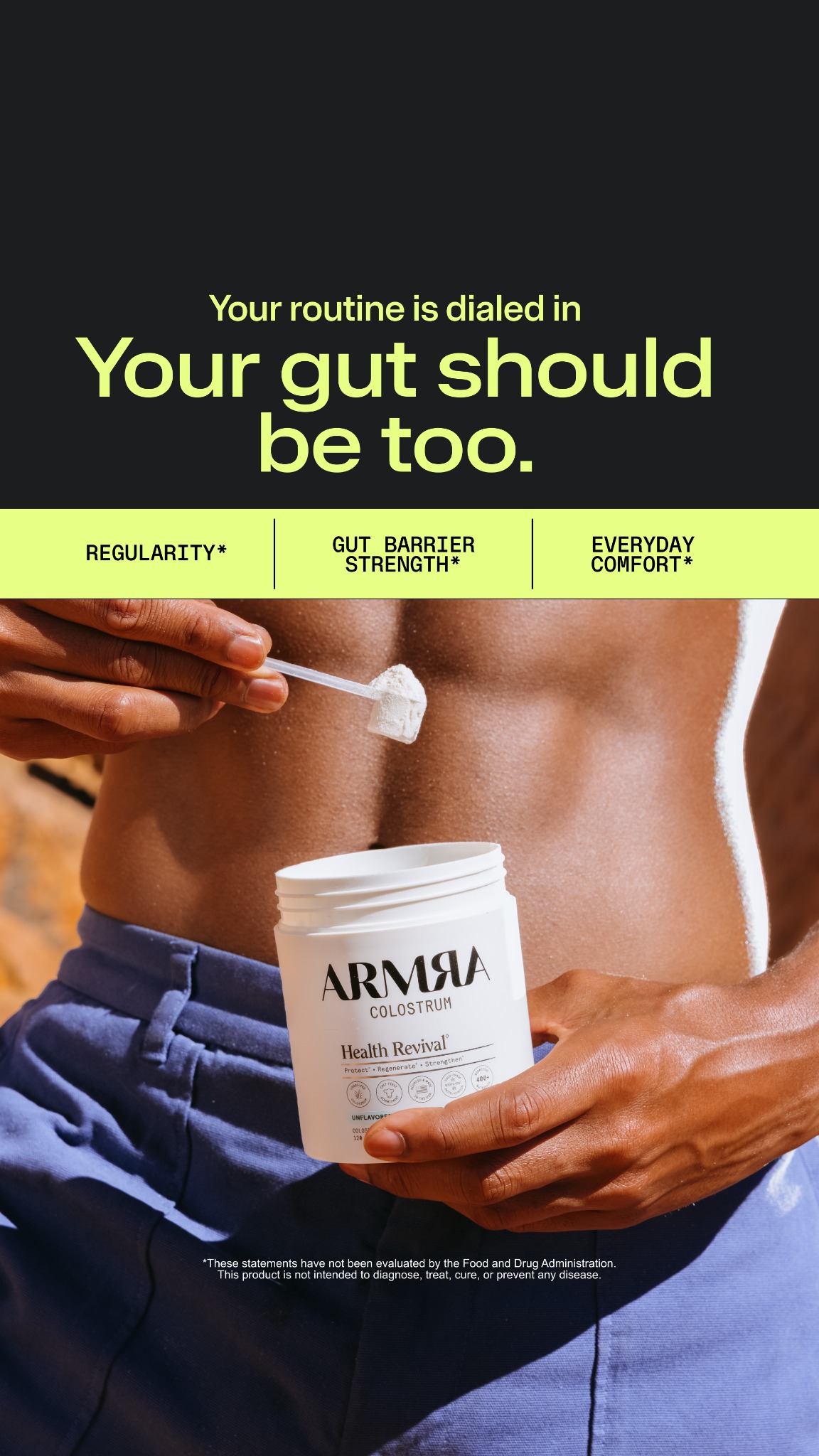 ARMRA Facebook ad