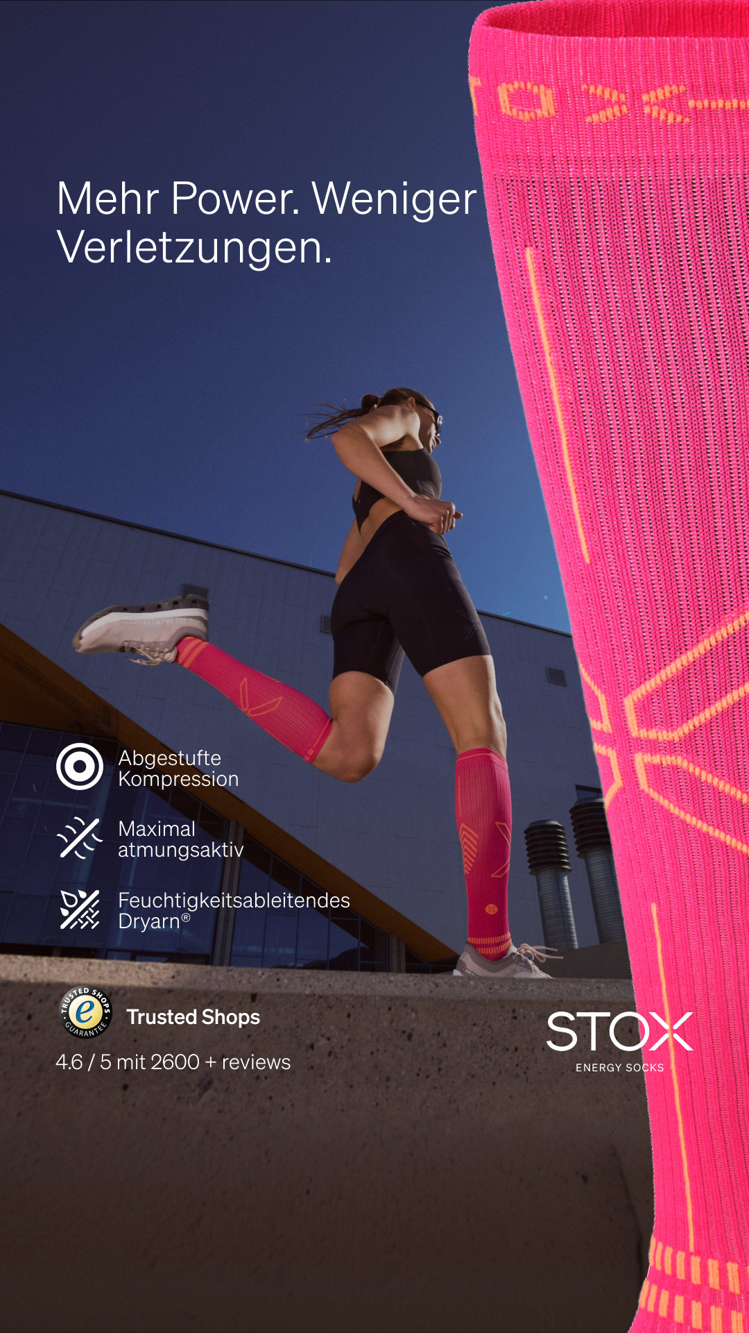 STOX Energy Socks Facebook ad