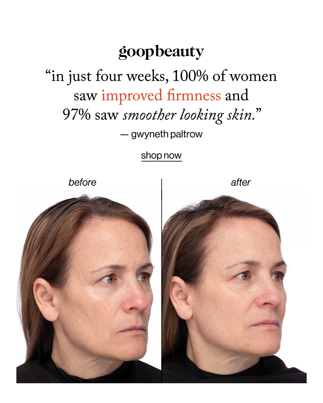 goop Facebook ad: youth-boost nad+ peptide rich cream