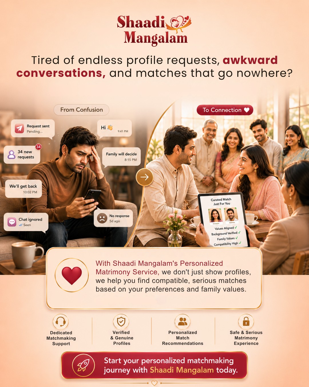 Shaadi Mangalam Facebook ad