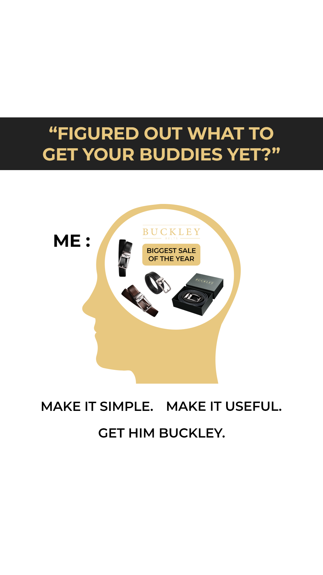 Buckley Belts Facebook ad